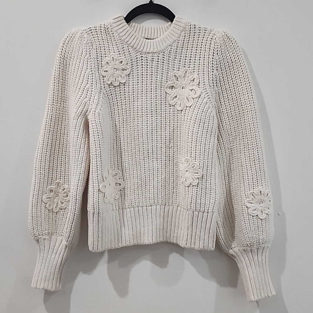 Rails Romy Crochet Daisy Sweater - Picture 3 of 12